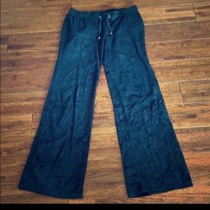 Miss me black velvety sexy comfy lounge pants